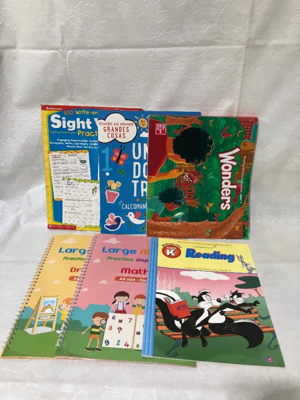 Kindergarten Education Activity Books Lot of 6
